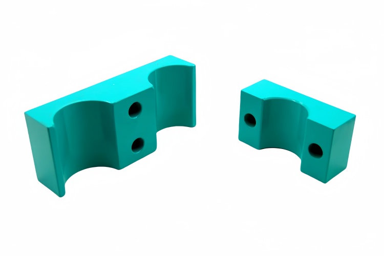 painted cnc machined part